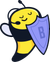 Beeslabs mascot ready to help